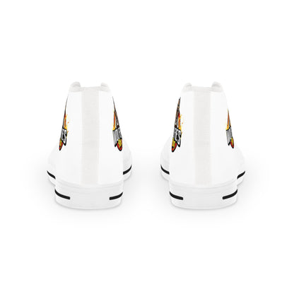 High Top Sneakers — Fire Wolf Graphic Men’s High-Tops