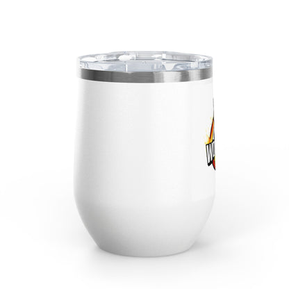Wine Tumbler — Wolfie’s BBQ 12oz Insulated Stemless Wine Tumbler (Logo)