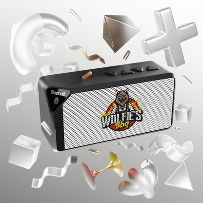 Portable Bluetooth Speaker — Wolfie’s BBQ Logo Wireless Speaker