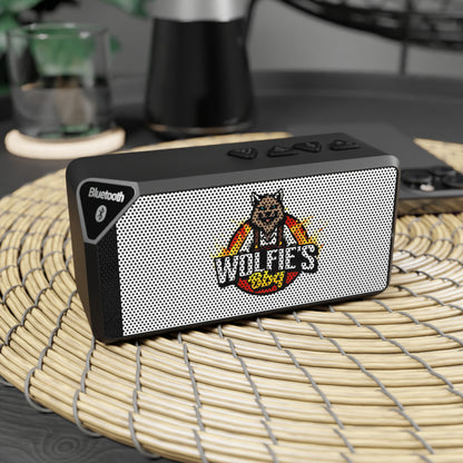 Portable Bluetooth Speaker — Wolfie’s BBQ Logo Wireless Speaker
