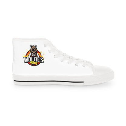 High Top Sneakers — Fire Wolf Graphic Men’s High-Tops
