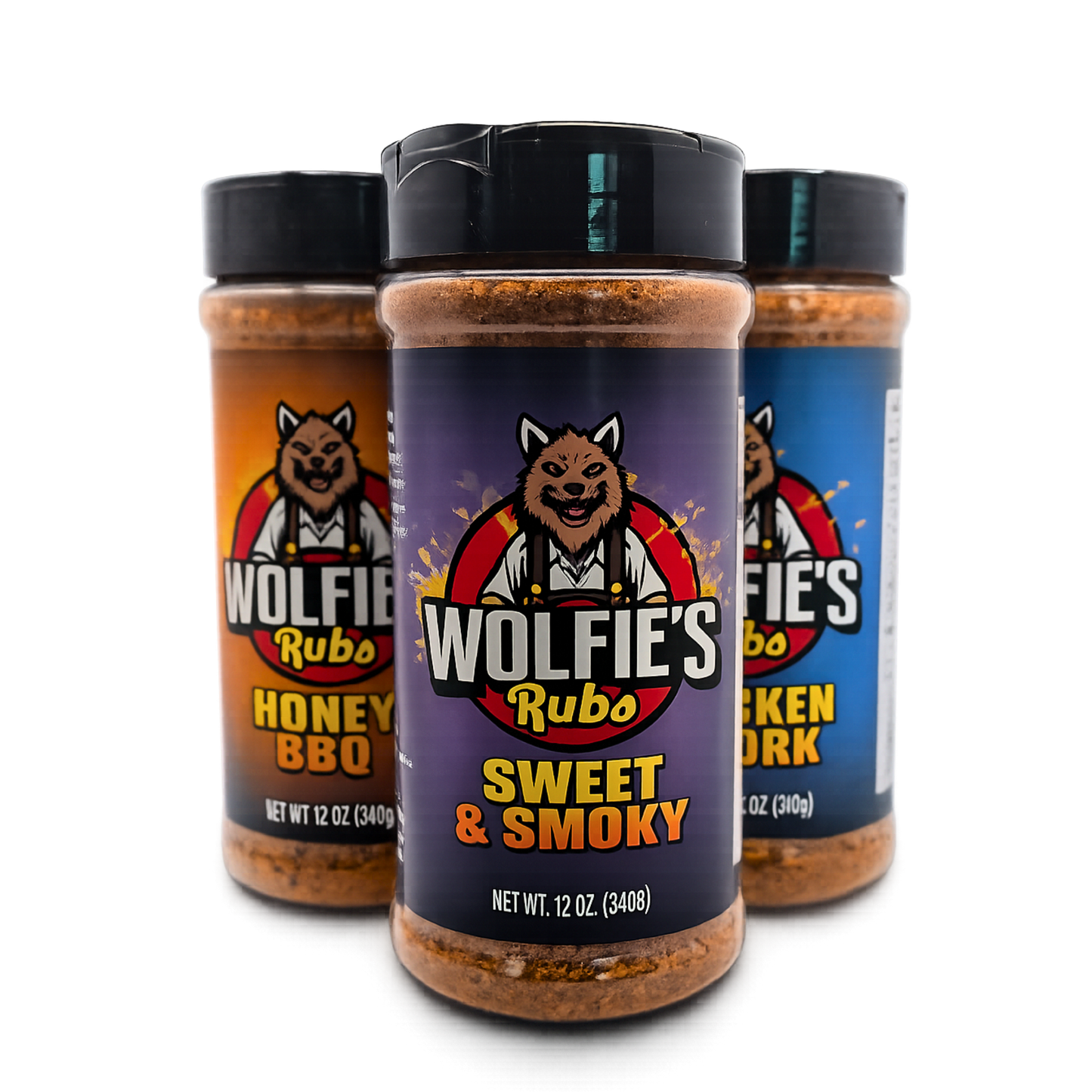 Wolfie's Rubs 4 Pack